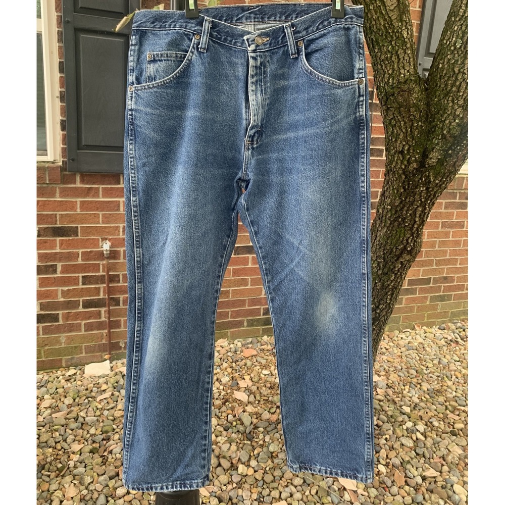 Wrangler Denim Jeans Menswear Blue Denim Pants 34 x 29
